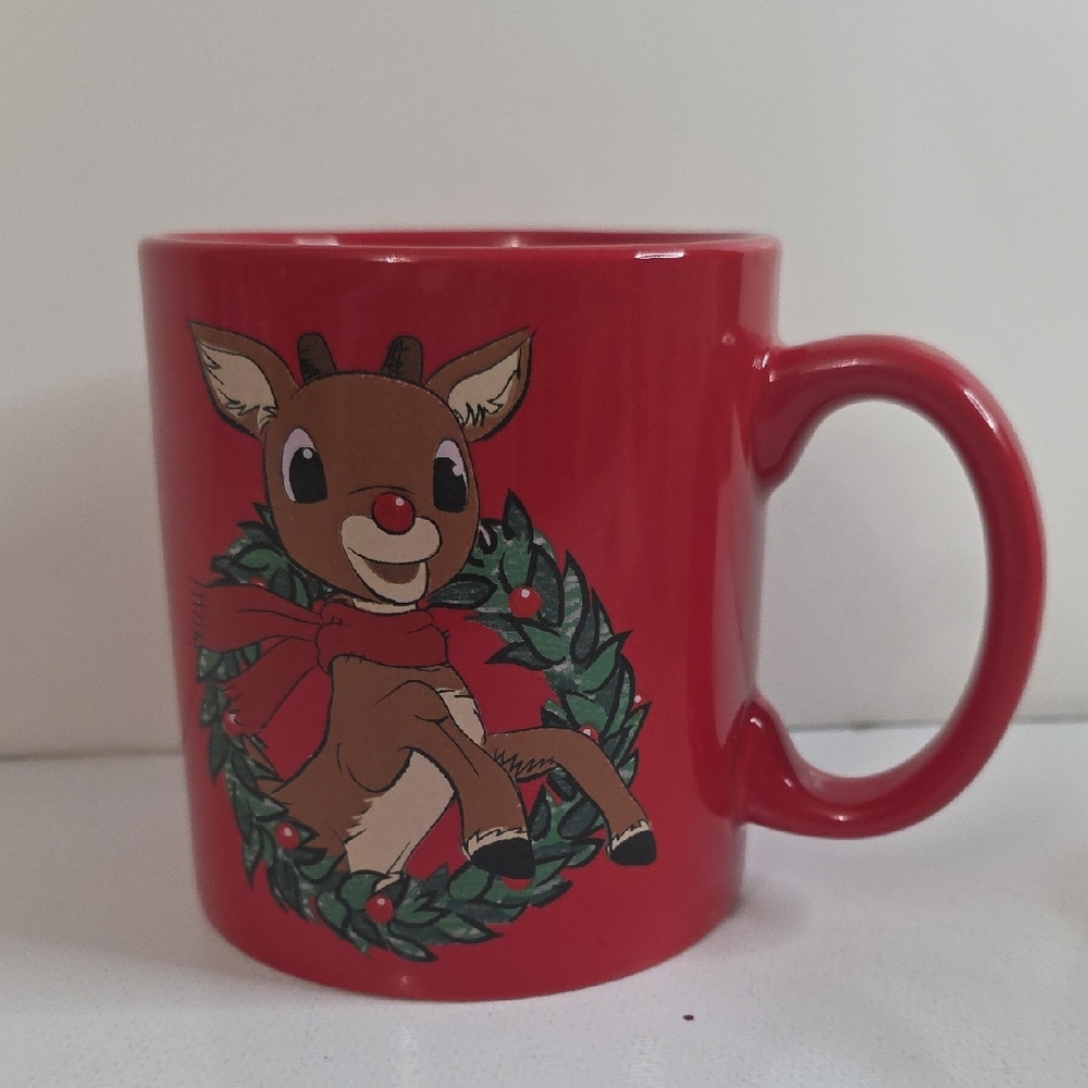 Rudolph The Red Nose Reindeer Christmas Mug, NWOT